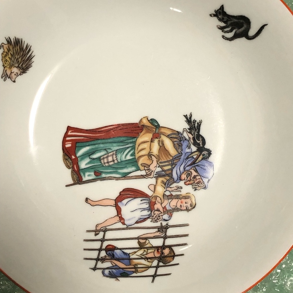 Bareuther Waldsassen Hansel & Gretel Porcelain “Grimm’s Fairy Tale” Plate - Picture 5 of 7